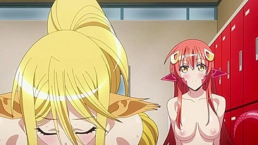 Passionate hentai loving with a bunch of barely legal monster girls in HD