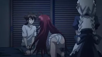 Hentai movie dealing with chesty girls from High School DXD in HD quality
