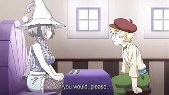 Big fuck scene with a horny hentai witch that has huge boobies and wet hole banged by petite dude