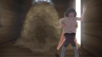 Big fuck scene with a horny hentai witch that has huge boobies and wet hole banged by petite dude