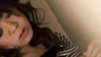 Uncensored - Sultry Asian babe pleasures herself to climax for your viewing pleasure.