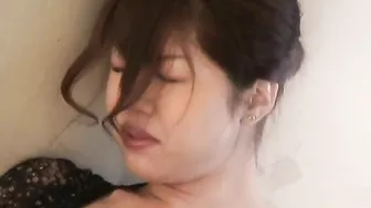 Sexy Japanese neighbor masturbates, recorded by a voyeur.