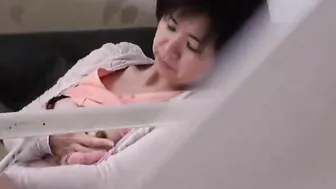 Concise Masturbate - Voyeur films sexy Japanese neighbor's solo action.