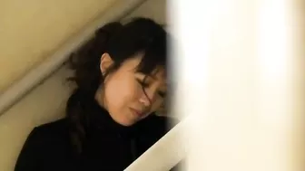 Catching my kinky Japanese neighbor getting off alone in her room.