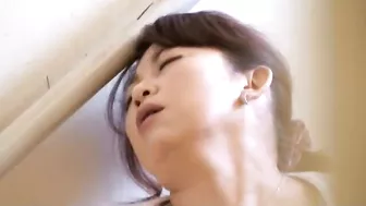 Spying on my erotic Japanese roommate during her masturbation session.