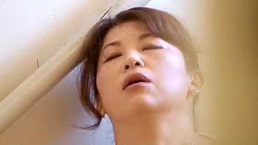 Spying on my erotic Japanese roommate during her masturbation session.