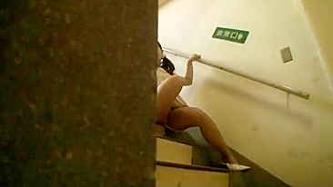 Clandestine footage of a horny Japanese babe using a dildo and getting fucked on hidden cam. (Uncensored)