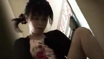 Sultry Japanese girl caught masturbating by a peeping Tom who loves to watch her get off. (Uncensored) Sultry Japanese girl caught masturbating by a peeping Tom who loves to watch her get off. (Uncensored)