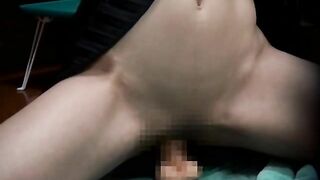 A kinky Japanese girl gets off on hidden cam, exclusive uncensored video.