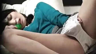 In this XXX hidden video, my Japanese wife teases and pleasures herself for your viewing pleasure.