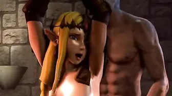 Zelda hentai featuring BDSM inspired fucking with a real intense gape here