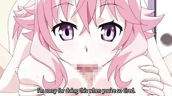 Slim figure girl is going to ride that guy's dick till he climaxes inside