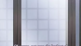 Wet cunt is getting ready to feel a massive load of cum after kitchen sex