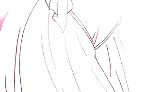 Wet cunt is getting ready to feel a massive load of cum after kitchen sex