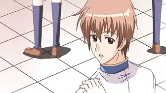 Her sexy smile as she sucks the balls off the guy is just the hottest thing