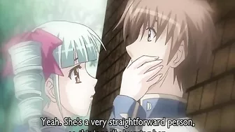 Her sexy smile as she sucks the balls off the guy is just the hottest thing