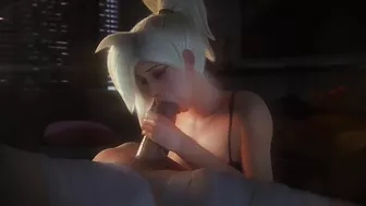 Mercy wants to stroke cock till her hands shake, then her pussy gets pounded Mercy wants to stroke cock till her hands shake, then her pussy gets pounded