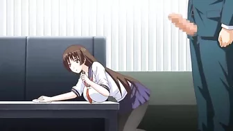 Some nasty sex with a schoogirl who really enjoys anal and vaginal fucking