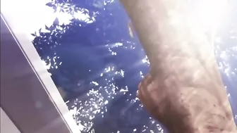 This innocent beauty pets her pussy to attract her seductive brother here