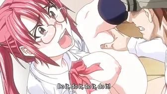 Big boobs redhead with a bush is going to get freaky in a hentai fuck vid