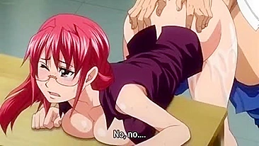 Big boobs redhead with a bush is going to get freaky in a hentai fuck vid