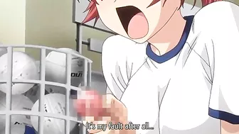 Milking his cock to make him orgasm with power and conviction and cuteness