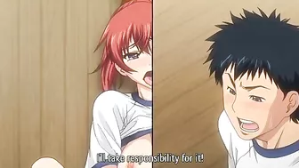 Milking his cock to make him orgasm with power and conviction and cuteness