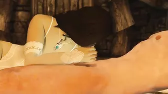 3D ork fucking showing a filthy girl that rides boner and makes him orgasm