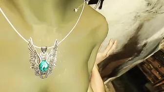 3D ork fucking showing a filthy girl that rides boner and makes him orgasm