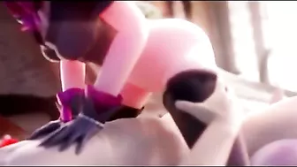 Overwatch D.Va compilation with all kinds of impassioned fucking in HD