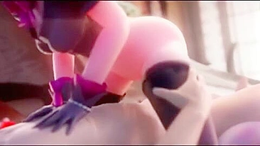 Overwatch D.Va compilation with all kinds of impassioned fucking in HD