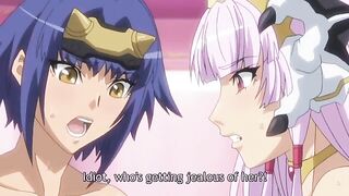 Hentai princess is fingering herself to the point of real orgasms as well