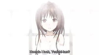 Brilliant sex scene featuring a seductive blonde with huge hentai titties