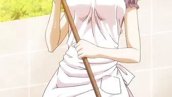 Brilliant sex scene featuring a seductive blonde with huge hentai titties