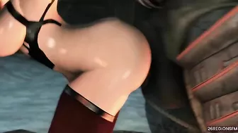 Momiji The Demon Hunter hentai compilation with the biggest monster dongs