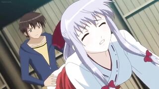 Lesbian babe has a cute face and sexy body to die for in this hentai movie