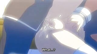 Awesome hentai fucking scene with a facial that comes across as romantic