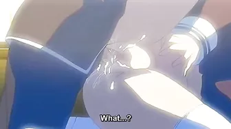 Awesome hentai fucking scene with a facial that comes across as romantic