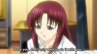 Awesome hentai fucking scene with a facial that comes across as romantic