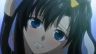 Awesome hentai fucking scene with a facial that comes across as romantic