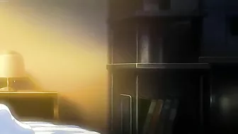 Awesome hentai fucking scene with a facial that comes across as romantic