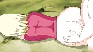 Krillin and Android 18 hentai fuck scene with lots of passionate orgasms