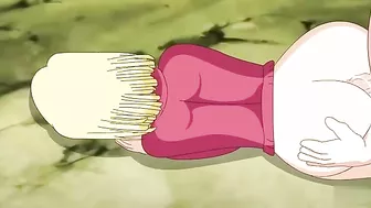 Krillin and Android 18 hentai fuck scene with lots of passionate orgasms