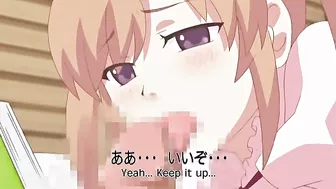 A hot and sultry hentai schoolgirl that is in charge of things in this video