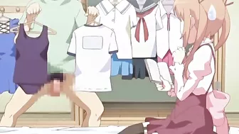 A hot and sultry hentai schoolgirl that is in charge of things in this video