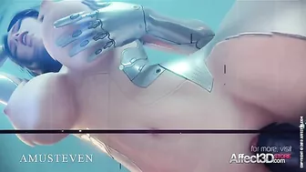 This chick’s orgasm is only a few thrusts away as Venom pounds her tight hole