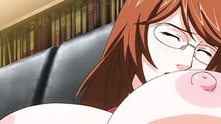 Small is definitely not the way to go in this passionate hentai fuck scene