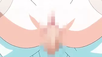 Small is definitely not the way to go in this passionate hentai fuck scene