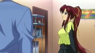 Big boobs anime GF is enjoying hentai fucking with big orgasms and hotness