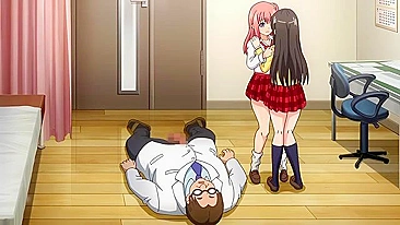 A voyeur is introduced to a sexy schoolgirl that needs hard cock inside her